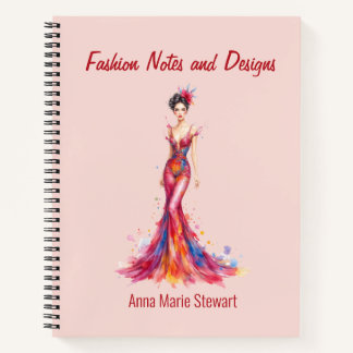 Carnet Personalized Fashion Sketch Book