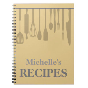 Carnet Personalized kitchen utensils recipe