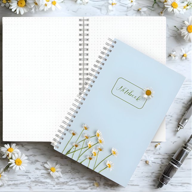 Carnet Personalized Minimalist Floral Notebook (Créateur téléchargé)