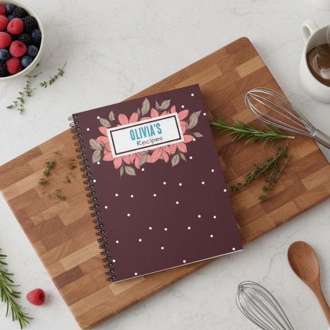 Carnet Personalized Name's Recipe Notebook (Créateur téléchargé)