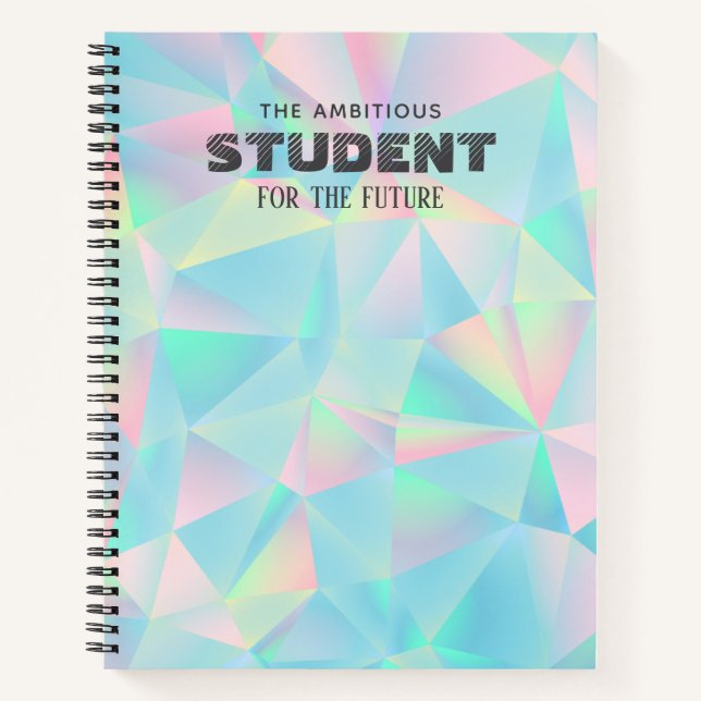 Carnet personalized opal notebook (Devant)