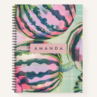Carnet Personalized Playful Watermelon Stripe