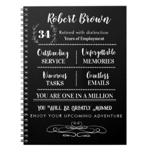 Carnet Personalized Retirement Notebook add name