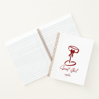 Carnet Personalized Sweet Girl Notebook Coquette 