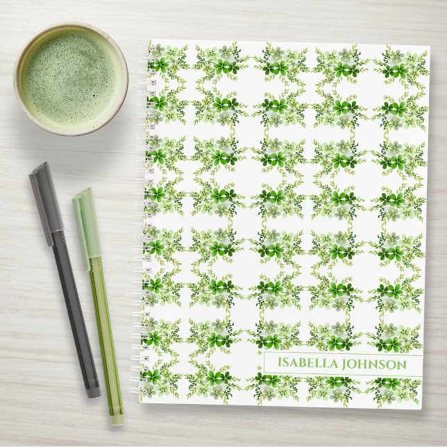 Carnet Personalized Watercolor Botanical Notebook (Créateur téléchargé)