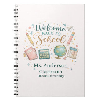 Carnet Personalized Welcome Back to School Teacher