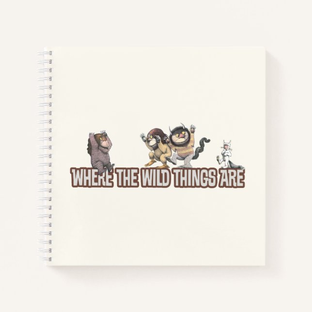 Carnet Personnages de Max et les Maximonstres sur le logo (Devant)