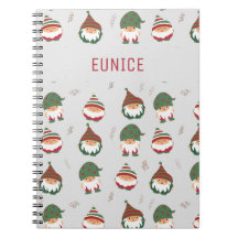 Personnalisable Cute Chubby Elfes de Noël Motif