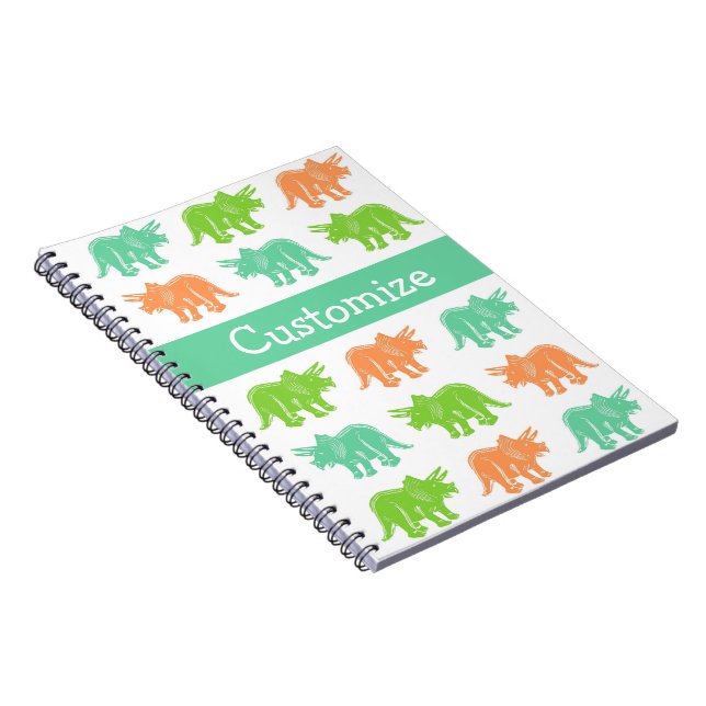 Carnet personnalisable d'impression coloré de (Côté Droit)
