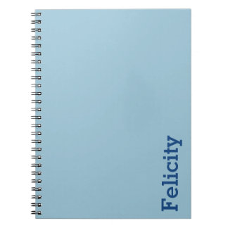 Carnet Personnalisable vert-bleu grisâtre
