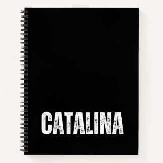 Carnet personnalisé avec Catalina