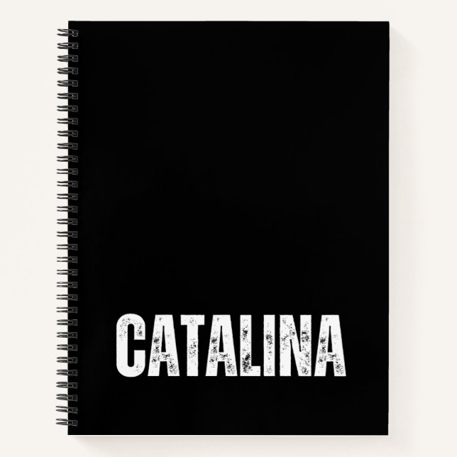 Carnet personnalisé avec Catalina (Devant)