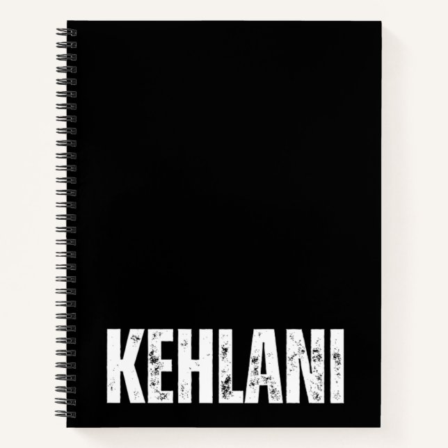 Carnet personnalisé avec Kehlani (Devant)