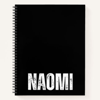 Carnet personnalisé avec Naomi