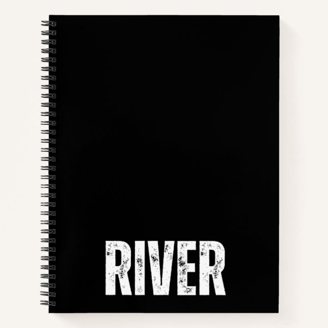 Carnet personnalisé avec rivière (Devant)