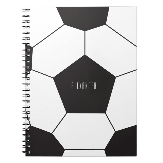 Carnet personnalisé balle de football (Devant)