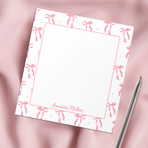 Carnet Personnalisé Coquette Féminine Monogramme R