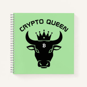 Carnet Personnalisé Crypto Queen
