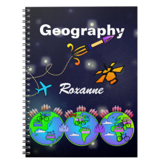 Carnet personnalisé de géographie