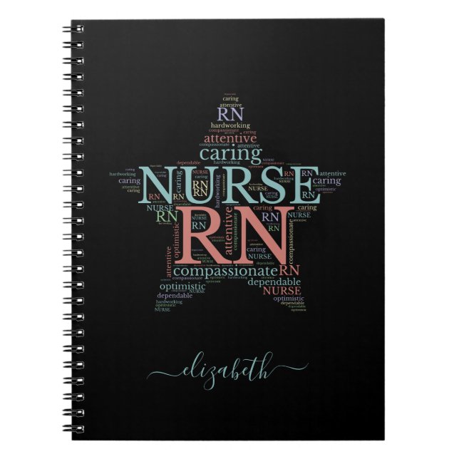 Carnet personnalisé de l'infirmière infirmière inf (Devant)