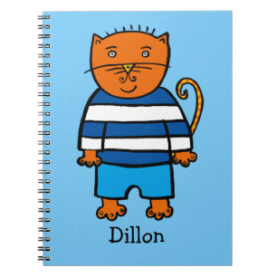 Carnet Personnalisé Dillon le chat