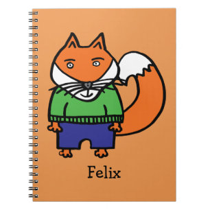 Carnet Personnalisé Felix le Fox