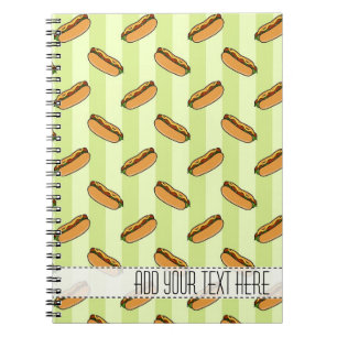 Carnet personnalisé Hot Dog Motif