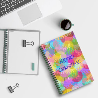 CARNET PERSONNALISÉ JOYEUX DE COULEUR ÉPARGNÉE NOËL