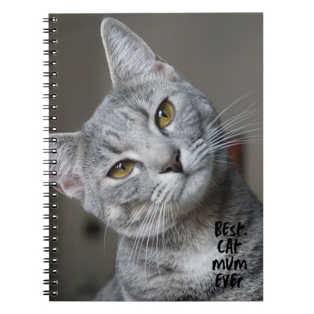 Carnet Personnalisé Meilleur chat Maman Toujours Moderne  (Devant)