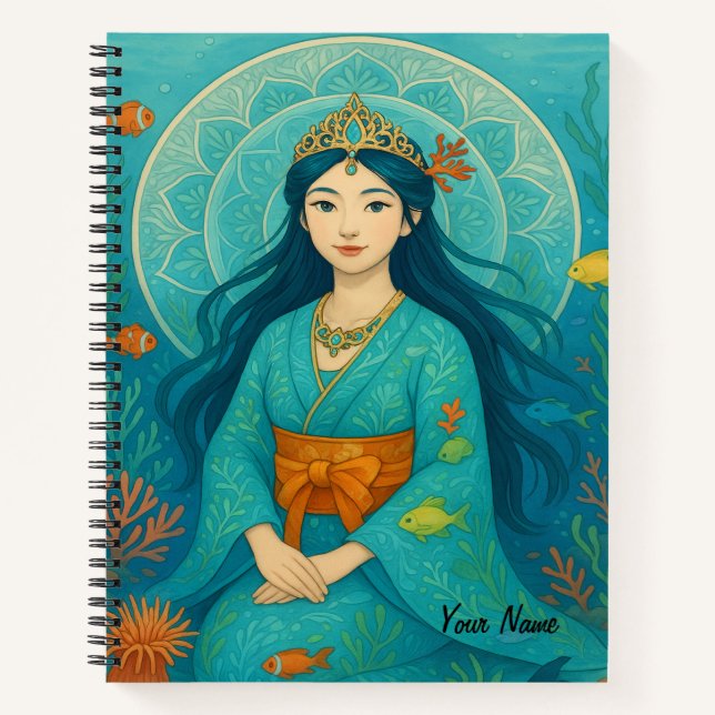 Carnet Personnalisé Nom de la fille mignonne Japonaise Me (Devant)