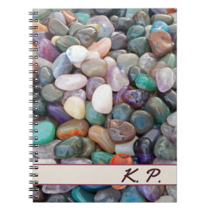 Carnet Personnalisé Nom & Initiales Géologie Rocks! pierr