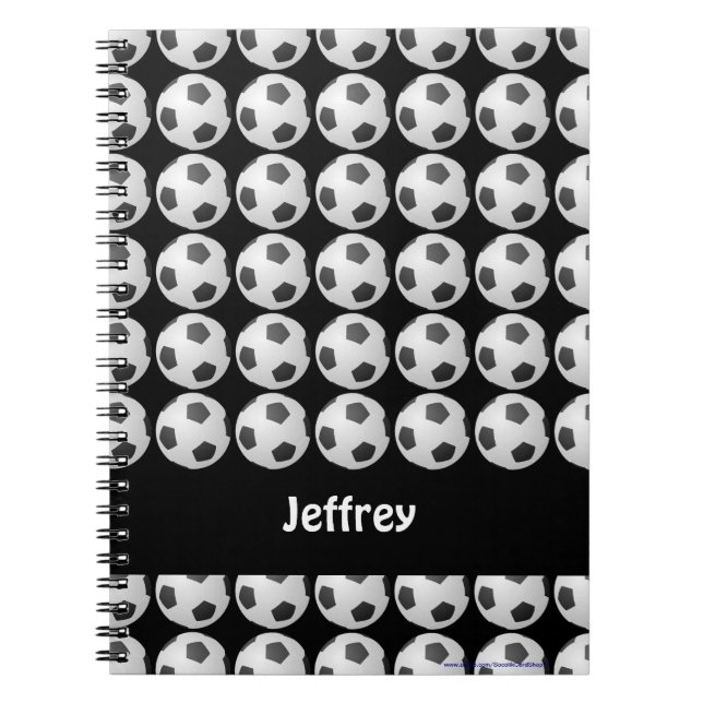 Carnet personnalisé par ballon de football (Devant)