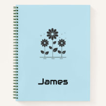 Personnalisé Retour à l'école - Floral minimaliste