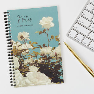Carnet personnalisé spirale Jardin floral Multi Ro