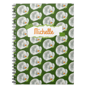 Carnet Personnalisée Calla Lilly Motif