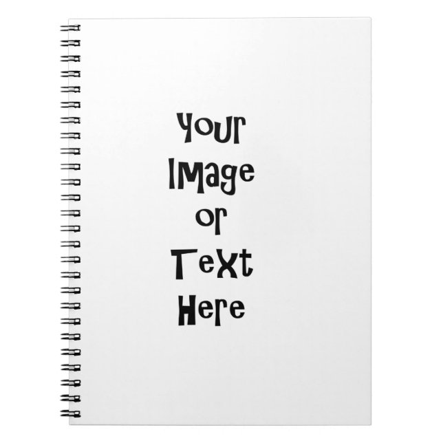 Carnet Personnaliser avec images et texte personnalisés (Devant)