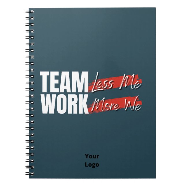 Carnet Personnaliser avec Logo Teamwork Office Business (Devant)