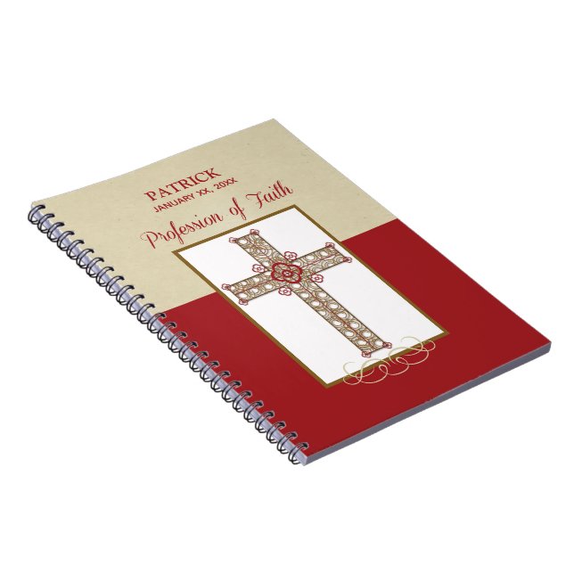 Carnet Personnaliser, Bénédictions de RCIA sur la profess (Côté Droit)