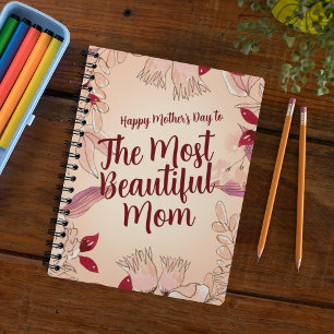 Carnet Personnaliser la plus belle maman