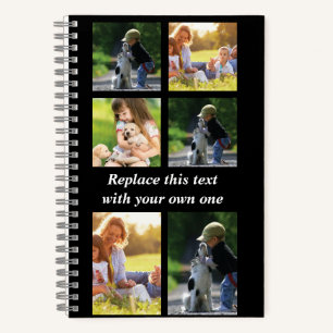Carnet Personnaliser le collage photo et le texte Coque-M