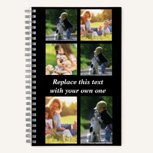 Carnet Personnaliser le collage photo et le texte Coque-M