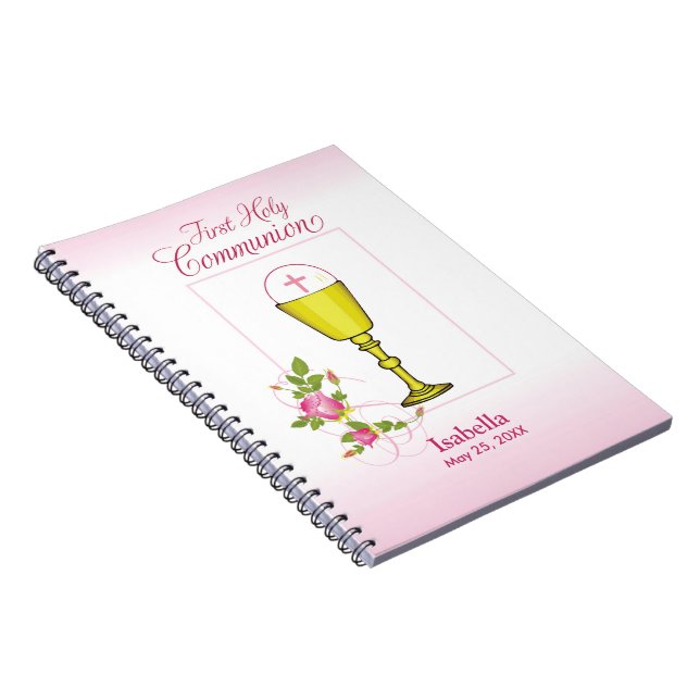 Carnet Personnaliser le nom de la fille Pink First Holy C (Côté Droit)