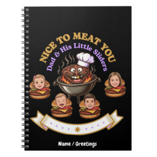 Carnet Personnalisez le cadeau du maître du grill BBQ Agr
