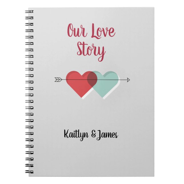 Carnet Personnalisez notre Love Story (Devant)