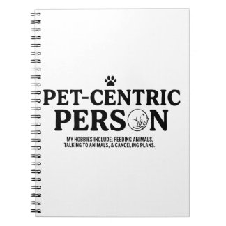 Carnet Personne Centrée sur les Animaux de Compagnie