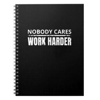 Carnet Personne Ne Se Soucie De Travailler Plus Dur Fitne
