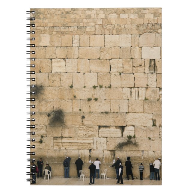 Carnet Personnes priant au mur des lamentations (Devant)