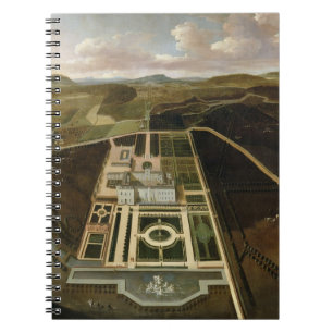 Carnet Perspective du sud de Hampton Court,