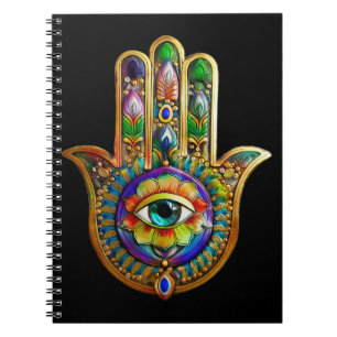 Carnet Pétales de fleurs colorées Turquoise Troisième oei