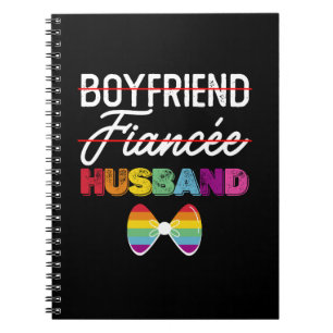 Carnet Petit ami Fiancé Marié Mariage gay Marié LGBTQ